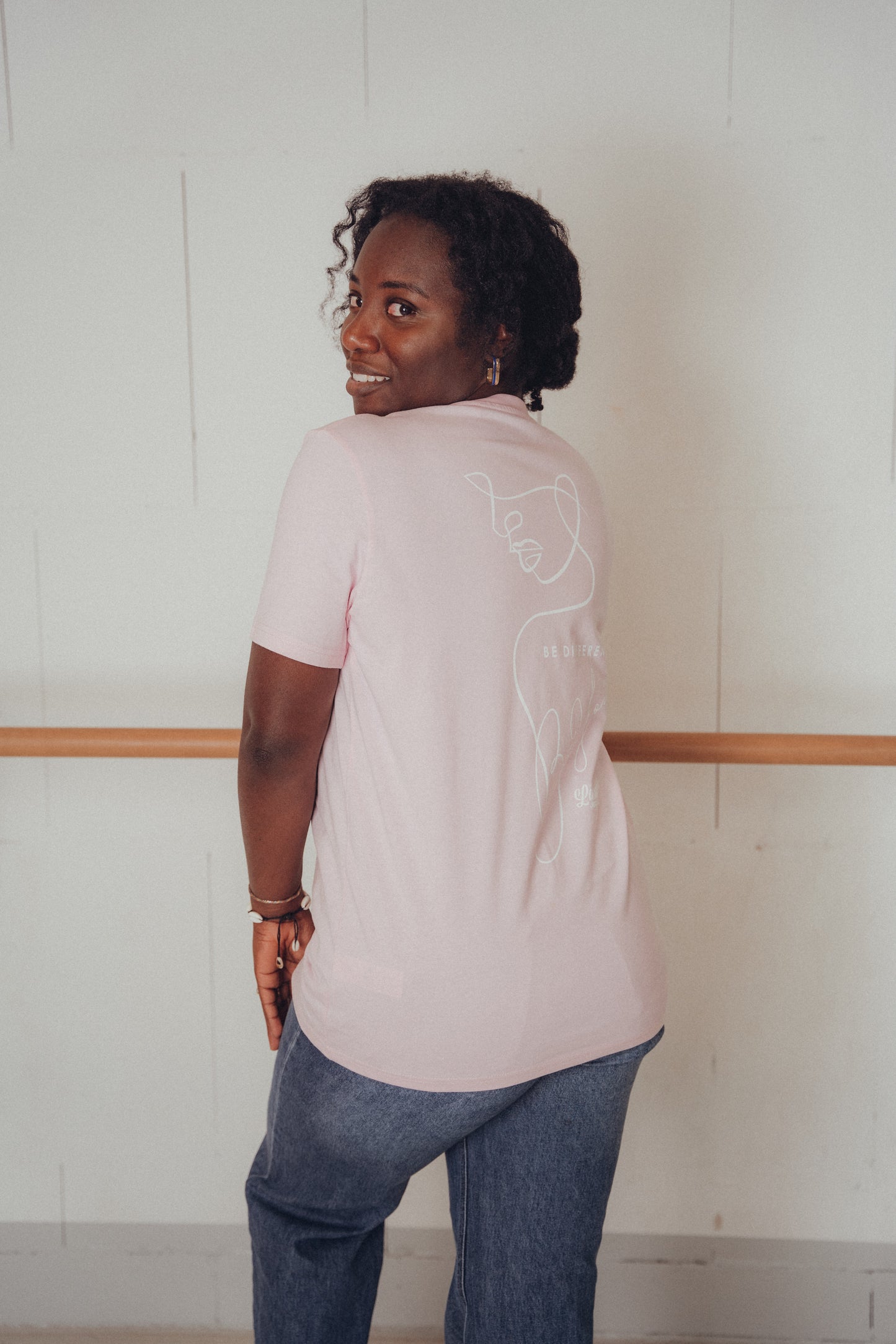 WOMEN REGULAR T-SHIRT - ROSA - MOTSI MABUSE LADIES JUST US