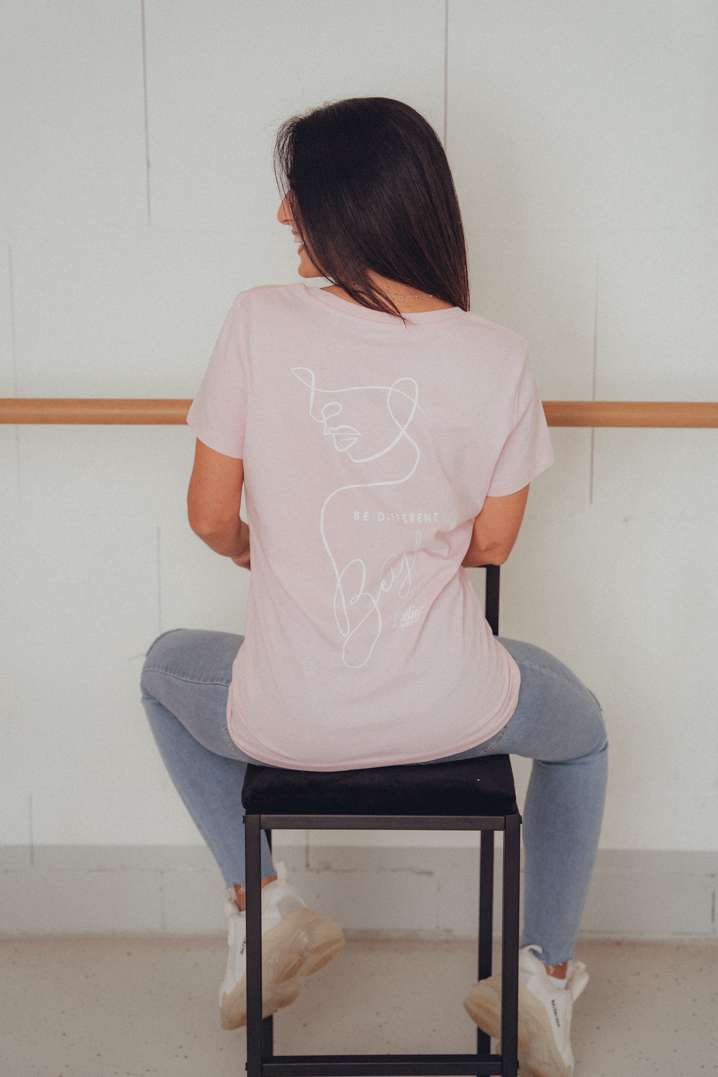 WOMEN TAILLIERTES T-SHIRT - ROSA - MOTSI MABUSE LADIES JUST US