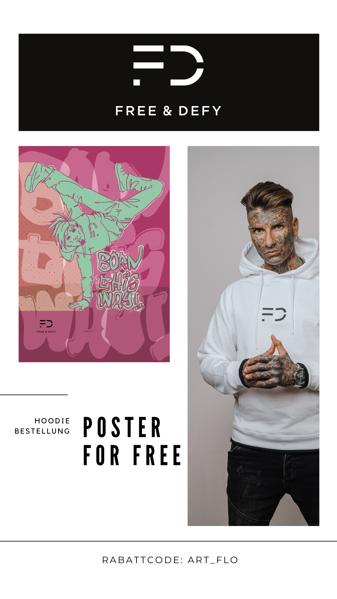 BORN THIS WAY! - POSTER (KOSTENLOS*)