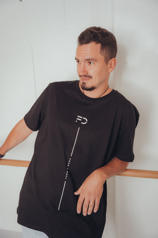 MEN T-SHIRT - BLACK - MOTSI MABUSE TANZSCHULE