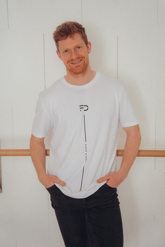 MEN T-SHIRT - WHITE - MOTSI MABUSE TANZSCHULE