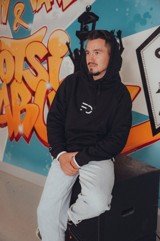 MEN HOODIE - BLACK - MOTSI MABUSE TANZSCHULE