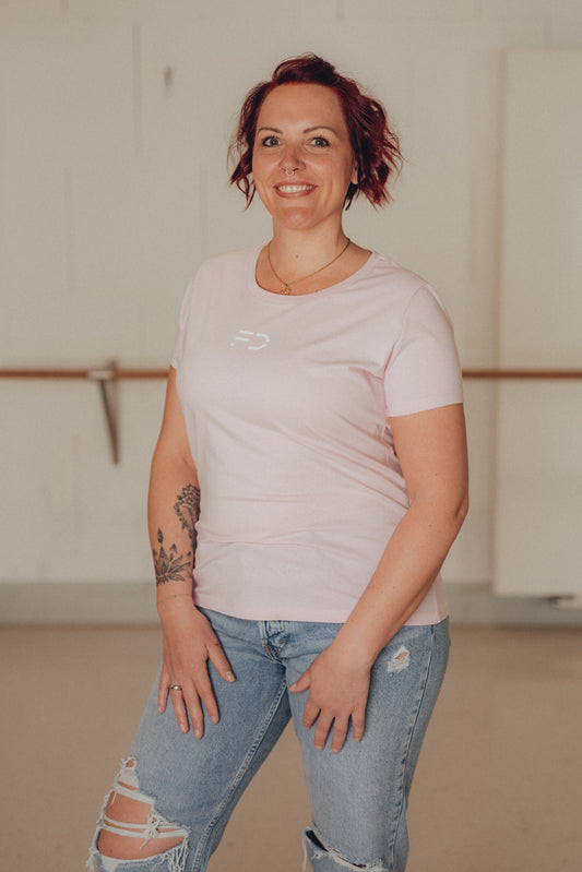 WOMEN TAILLIERTES T-SHIRT - ROSA - MOTSI MABUSE LADIES JUST US